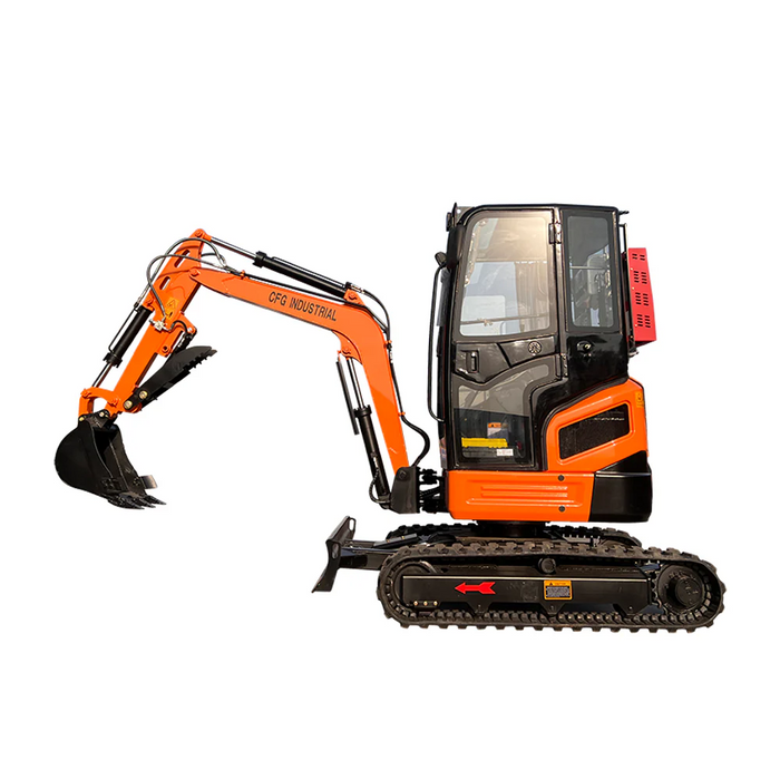 3 Ton, Yanmar Diesel Engine Mini Excavator w/ Swing Boom & Hydraulic Thumb | AGT-NT-B45U | Pick up only or Arrange Shipping!